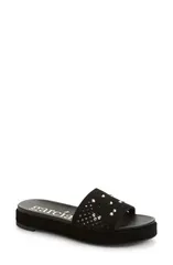 ペドロガルシア レディース シューズ ヒール サンダル Pedro Garcia Julienne Sandal Black Castoro ブラックのサムネイル