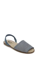 ミアリミテッドエディション レディース シューズ サンダル MIA Limitedition Brazil Slingback Sandal Denim Woven デニムのサムネイル