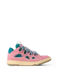ランバン レディース シューズ スニーカー レザー Lanvin Curb Leather Sneakers Pink ピンクのサムネイル