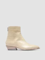 オフィチーネクリエイティブ レディース シューズ ブーツ・レインブーツ アンクル レザー Officine Creative Noelie DD 109 Leather Ankle Boots Whiのサムネイル