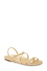 ペドロガルシア レディース シューズ サンダル Pedro Garcia Biddy Strappy Sandal Gold Nappa ゴールドのサムネイル