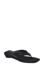 ラグアンドボーン レディース シューズ サンダル rag bone Jo Espadrille Wedge Flip Flop Black ブラックのサムネイル