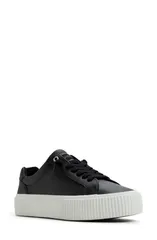 スペリー レディース シューズ スニーカー プラットフォーム Sperry Bermuda Platform Sneaker Black Leather Smooth ブラックのサムネイル