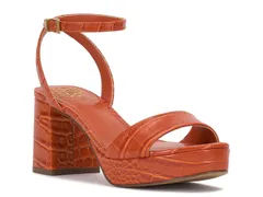 ヴィンスカムート レディース シューズ サンダル プラットフォーム Vince CamutoPendreya Platform Sandal Orange Croc Print オレンジのサムネイル