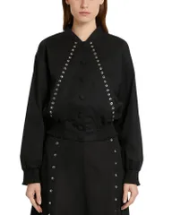 マレーラ レディース アウター ジャケット・ブルゾン Marella Mlsfase Bomber Jacket Black ブラックのサムネイル