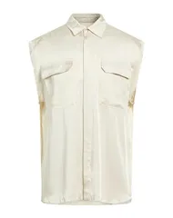 リックオウエンス メンズ トップス シャツ RICK OWENS Off White オフホワイトのサムネイル