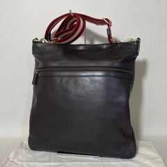 2607-66｜サルヴァトーレフェラガモ メッセンジャーバッグ レザー