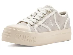 ゲス レディース シューズ スニーカー GUESS Issah GreyMedium Naturalogo グレーのサムネイル