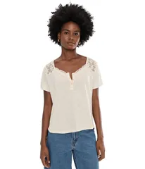 フリーピープル レディース トップス シャツ Free People We The Free Heirloom Henley Teaのサムネイル