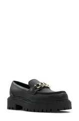アルド レディース シューズ スリッポン・ローファー プラットフォーム ALDO Brixtonn Platform Loafer Black ブラックのサムネイル