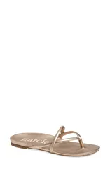 ペドロガルシア レディース シューズ サンダル Pedro Garcia Belany Flip Flop Rose Gold Nappa Lame ゴールドのサムネイル