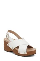 ドクター・ショール レディース シューズ ヒール プラットフォーム サンダル Dr Scholls Weslee Slingback Platform Sandal White ホワイトのサムネイル