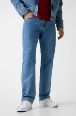 ゲス メンズ ボトムス デニムパンツ ストレート ジーンズ GUESS G16 Straight Leg Jeans Blue ブルーのサムネイル