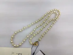 M17　組曲　【未使用品】コットンパール　軽い　ネックレス　ナチュラル系　上品　フォーマルのサムネイル