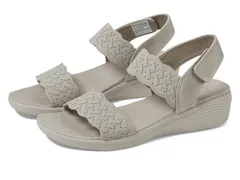 スケッチャーズ レディース シューズ ヒール Skechers Arya On The Rise Taupe トープのサムネイル