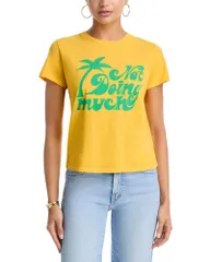マザー レディース トップス Tシャツ MOTHER The Lil Goodie Tee Not Doing Muchのサムネイル