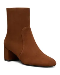 スチュアート ワイツマン レディース シューズ ブーツ・レインブーツ Stuart Weitzman Womens Maeve Zip Booties Deep Coffee コーヒーのサムネイル