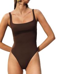 Reformation Women's Swimsuit Set (Two-Piece) - Reformation Bahia One Piece Swimsuit Cafe
