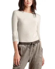 スプレンディット レディース トップス シャツ Splendid Long Sleeve Tee Pale Oak Heather ヘザーのサムネイル