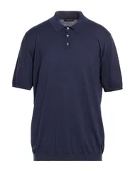 ロベルトコリーナ メンズ トップス ポロシャツ ROBERTO COLLINA Midnight Blue ブルーのサムネイル