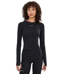 クラフト レディース トップス シャツ Craft Hyperventight Long Sleeve Black ブラックのサムネイル