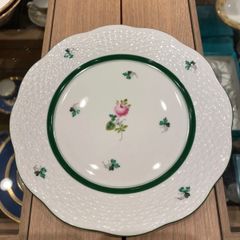 直営店購入☆ヘレンドウィーンの薔薇 蓋付きカップ 175年バック