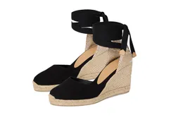 カスタ ニエール レディース シューズ ヒール CASTANER Carina 80 Wedgespadrille Black ブラックのサムネイル