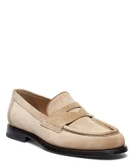 サントーニ レディース シューズ パンプスエード ローファー Santoni Womensuede Penny Loafer Naturalのサムネイル
