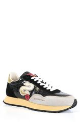ジョン リッチモンド メンズ シューズ スニーカー JOHN RICHMOND Signature Runner Sneaker Ivory Black Gold Red アイボリー