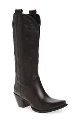 ジェフリー キャンベル レディース シューズ ブーツ・レインブーツ Jeffrey Campbell Rancher Knee High Western Boot Brown ブラウンのサムネイル