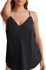 ベラダール レディース トップス シャツ Bella Dahl Frayedge Camisole Vintage Black ブラックのサムネイル