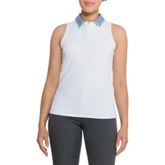 アンダーアーマー レディース トップス シャツ ノースリーブ Under Armour IsoChill Polo Shirt Sleeveless White ホワイトのサムネイル