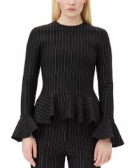 GANNI GOLD AND SILVER PEPLUM ブラウス 38 - メルカリ