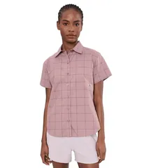 マーモット レディース トップス シャツ Marmot AirExchange Novelty Short Sleeve Shirt Light Mauve Offのサムネイル
