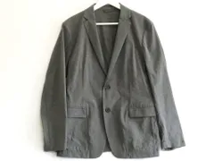【222327】Calvin klein カルバンクライン  PLATINUM　　テーラードジャケット 薄手　ナイロン/ストレッチ  ・36 381-5 杢グレーのサムネイル
