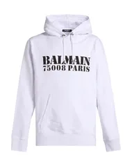 バルマン メンズ アウター パーカー・スウェット BALMAIN White ホワイトのサムネイル