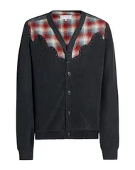 マルタンマルジェラ メンズ アウター カーディガン MM6 MAISON MARGIELA Charcoal チャコールのサムネイル