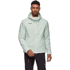 マムート メンズ アウター コート フーデッドジャケット Mammut Rime In Hooded Jacket Mensilver Sage セージのサムネイル