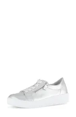 ガボール レディース シューズ スニーカー プラットフォーム Gabor 83334 Ziplatform Sneaker Women SILVER シルバーのサムネイル