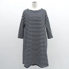 ORCIVAL / オーシバル ◆ワンピース/5ブ袖/ブラック×ホワイト/フリーサイズ 17A-NW-001 【レディース/ガールズ/LADY/女性/婦人】 レディースファッション【中古】 のサムネイル