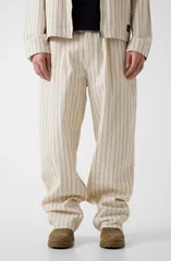ゲス メンズ ボトムス カジュアルパンツ GUESS G20 Super Baggy Pleat Pants NATURALのサムネイル
