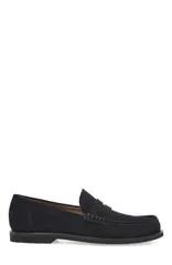 ジャンヴィト ロッシ メンズ シューズ スニーカー Gianvito Rossi Vernon Mocassin Men Blue Suede Leather ブルーのサムネイル