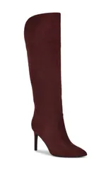 ナインウェスト レディース シューズ ブーツ・レインブーツ Nine West Razla Pointed Toe Boot Women DARK RED レッドのサムネイル
