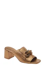 ペドロガルシア レディース シューズ サンダル Pedro Garcia Umita Slide Sandal Women OLD GOLD PETITGRAINTORTOISE ゴールドのサムネイル