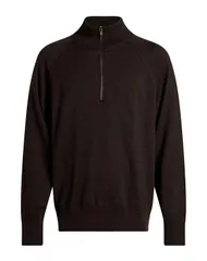 バレナ メンズ アウター ニット・セータートルネック BARENA Dark Brown ブラウンのサムネイル