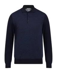 カナーリ メンズ トップス シャツ プルオーバー CANALI Midnight Blue ブルーのサムネイル