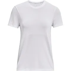 アンダーアーマー レディース トップス シャツ 半袖 Under Armour Womenseamlesstride ShortSleeve Performance Running Top Whiteのサムネイル
