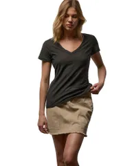 ジェームス パース レディース トップス Tシャツ Vネック シアー James Perse Sheer Slub Casual V Neck Tee Carbonのサムネイル