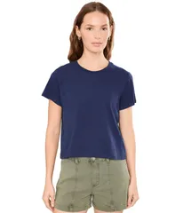 スプレンディット レディース トップス シャツ Splendid Louisa Short Sleeve Tee Navy ネイビーのサムネイル