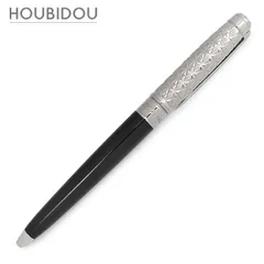 エス・テー・デュポン S.T DUPONT ボールペン ラインD エタニティ ファイヤーX 真鍮 ラッカー ブラック×シルバー ギヨシエ加工 黒インク 筆記確認済  425070M 【ケース】【中古】のサムネイル